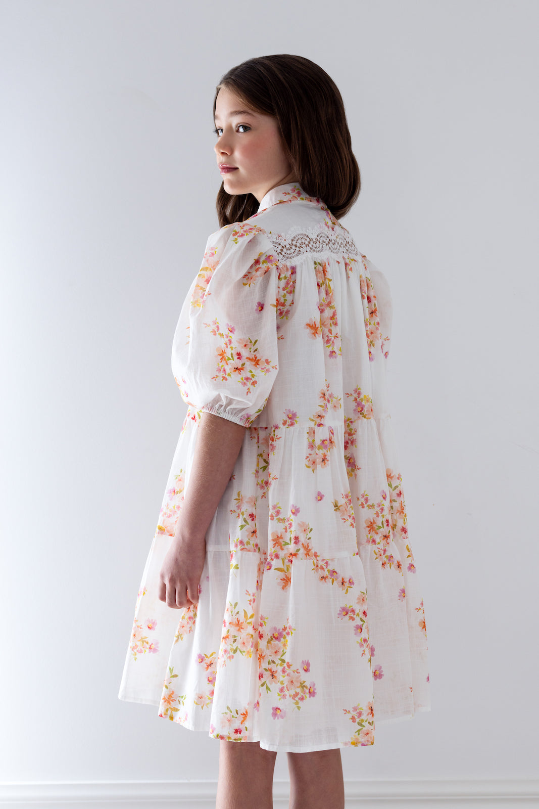 Ditsy Print Shirt Dress