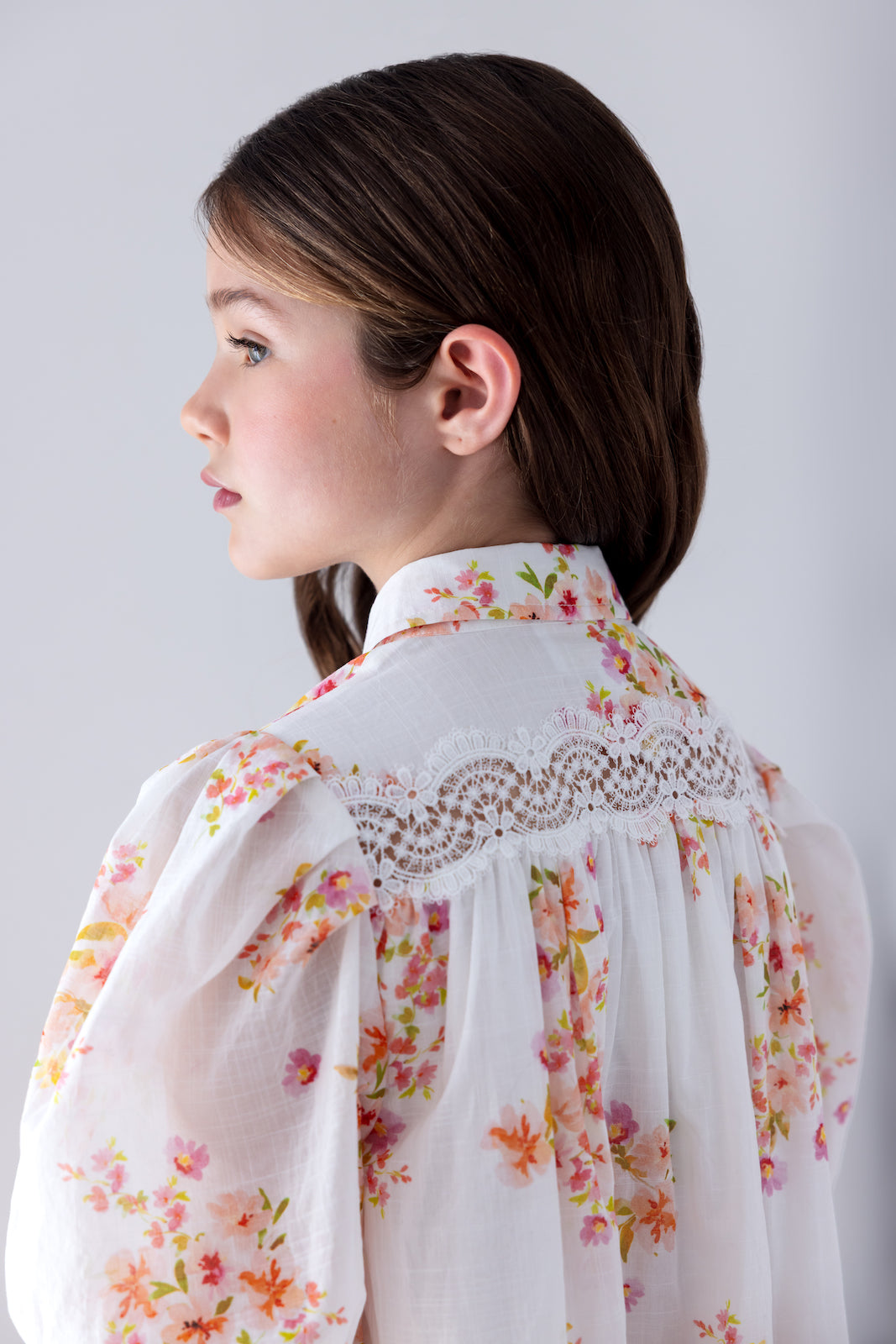 Ditsy Print Shirt Dress