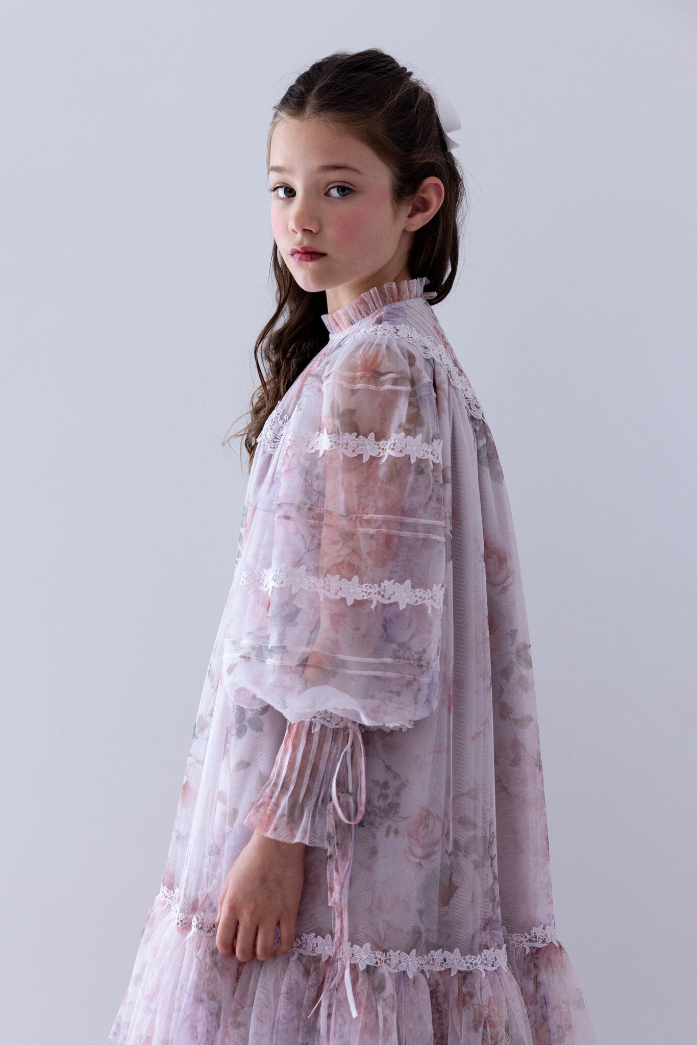 Fantasy Printed Tulle Dress