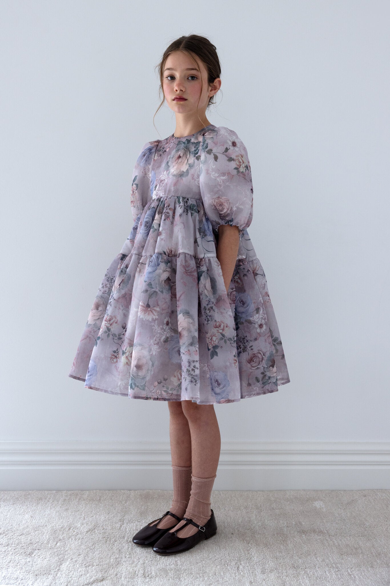 Fantasy Printed Organza Dress