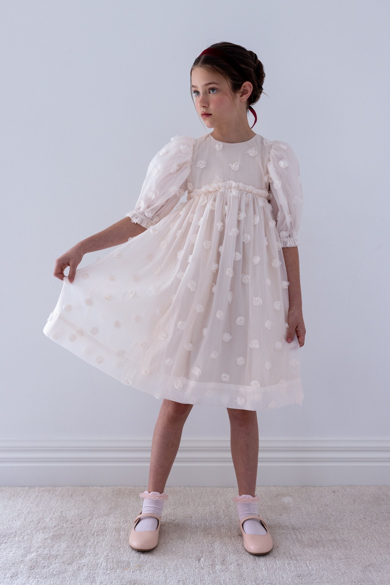Organza Roses Dress