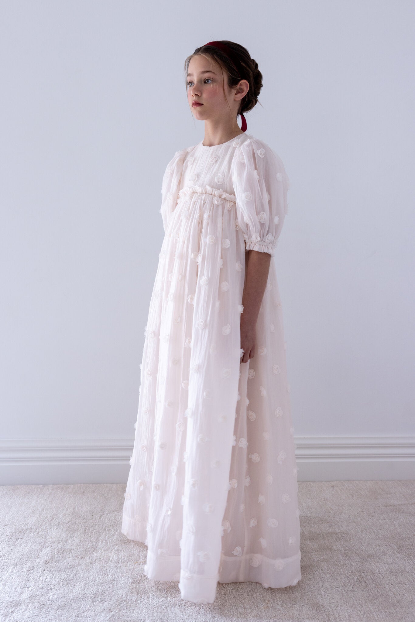 Organza Roses Gown