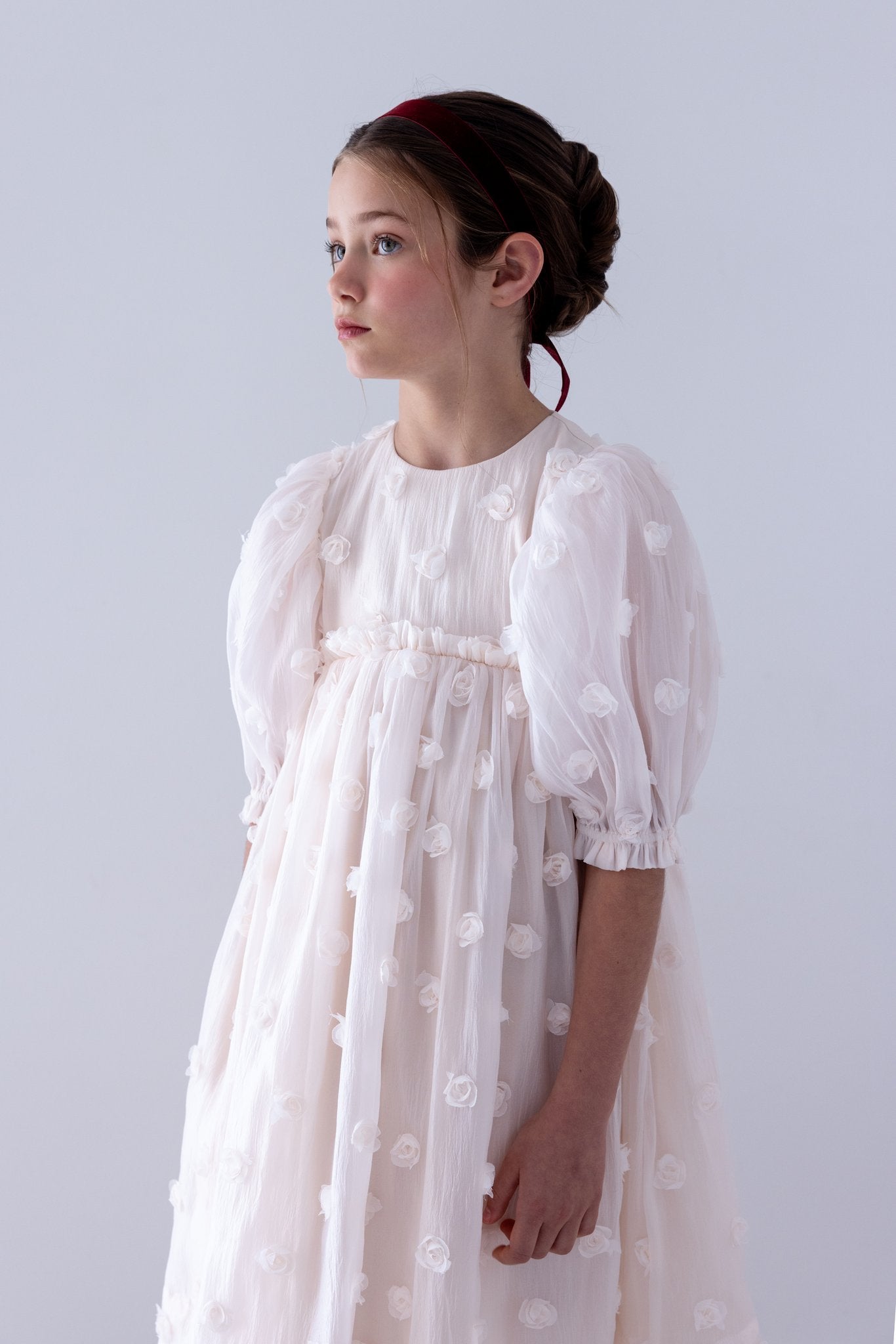 Organza Roses Gown