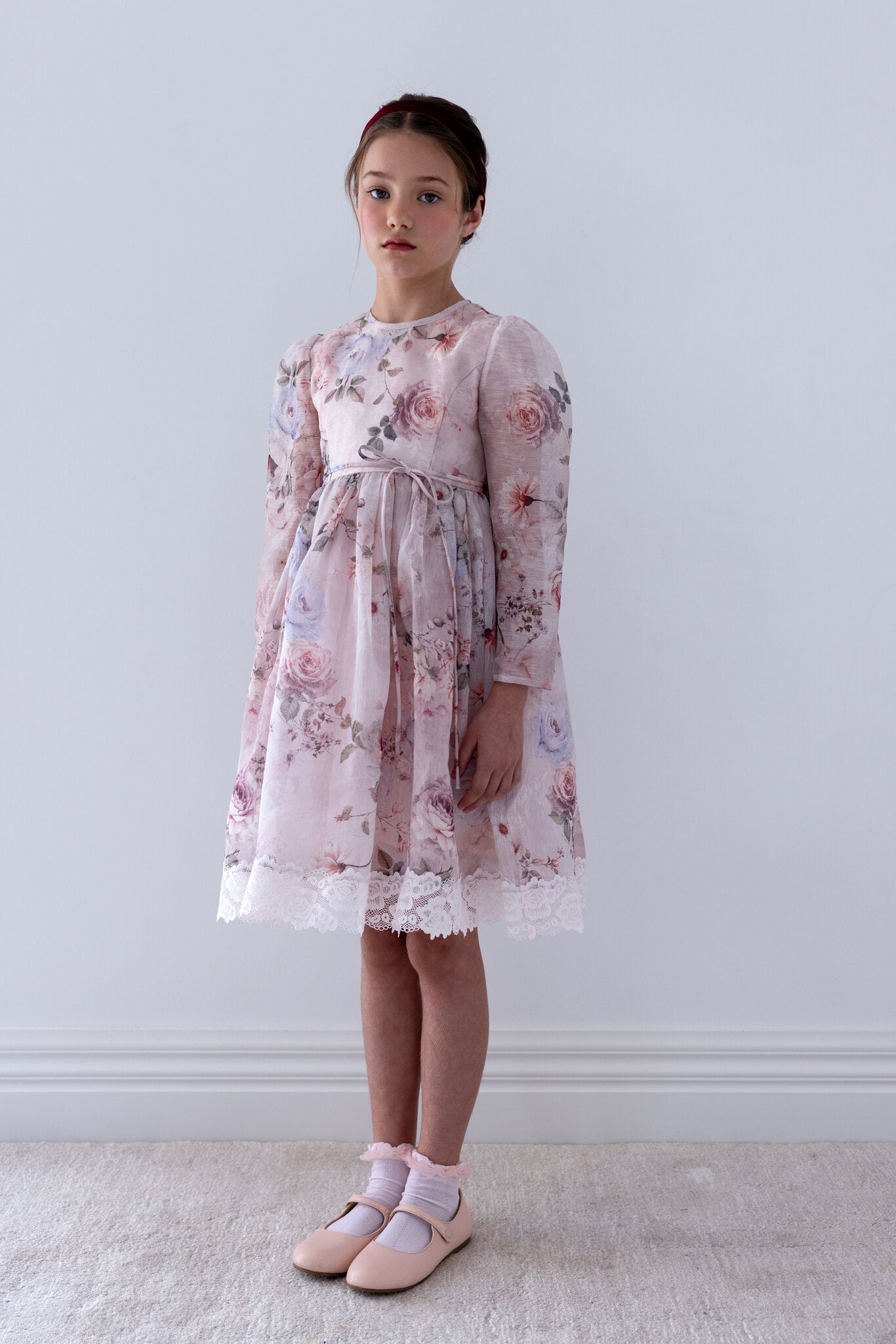 Fantasy Print Silk Linen Dress