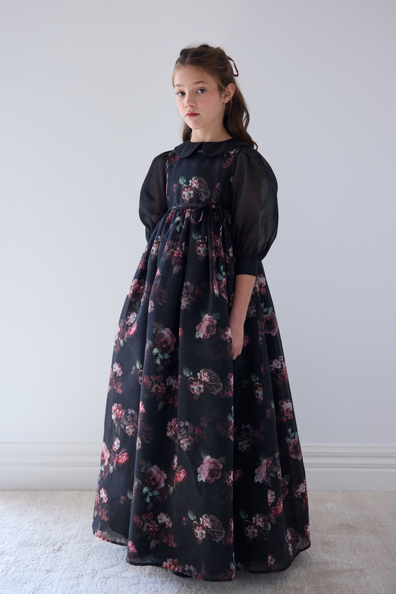 Black Organza Blouse