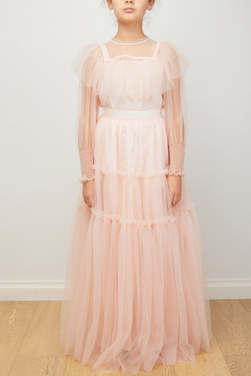 Pleated Tulle Skirt