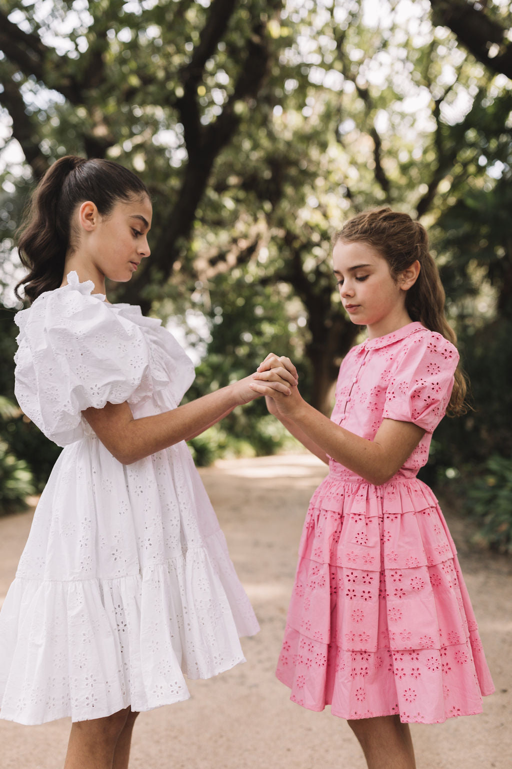 Eyelet Button Blouse