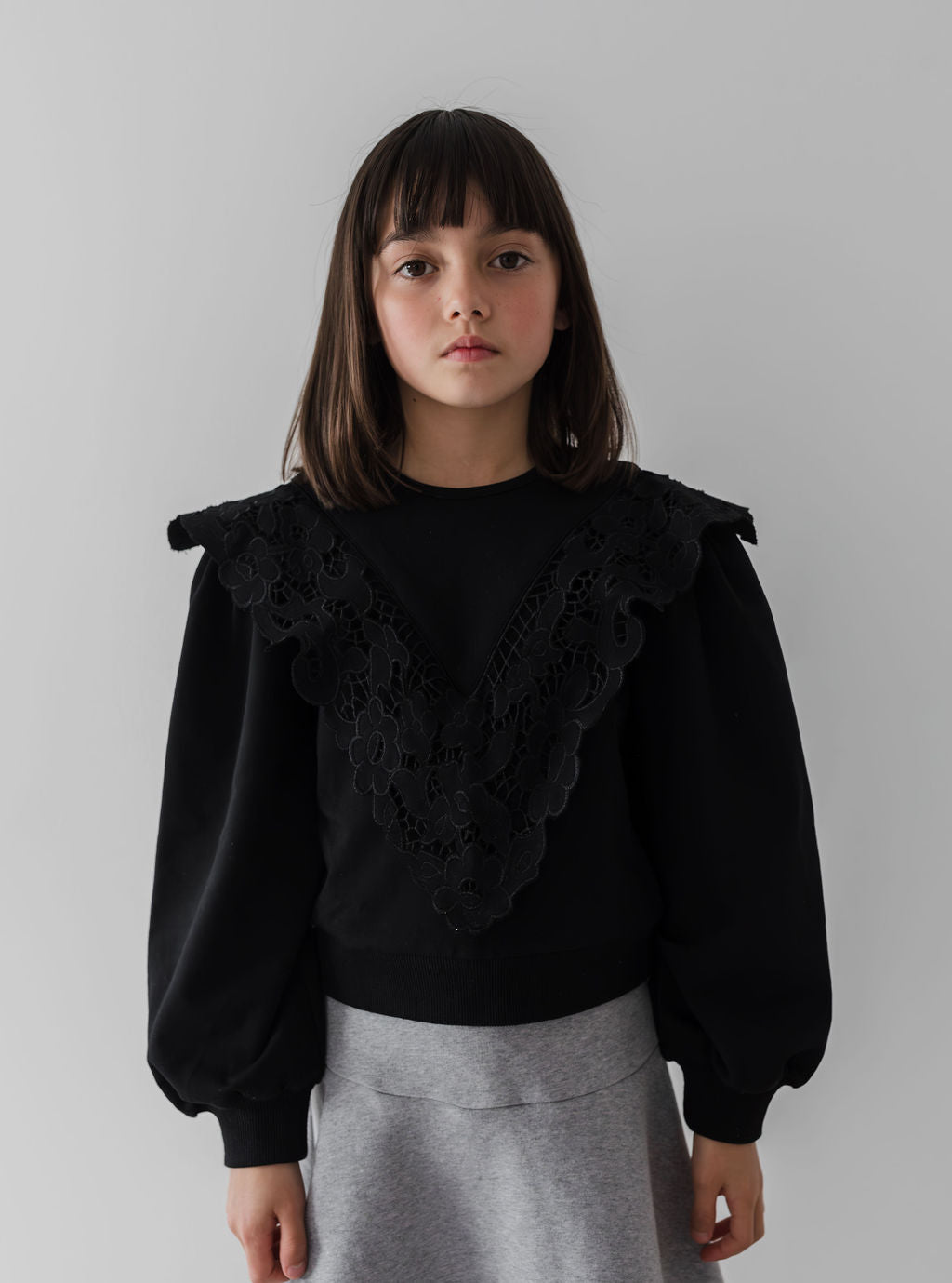 Terry Cut Out Sweatshirt