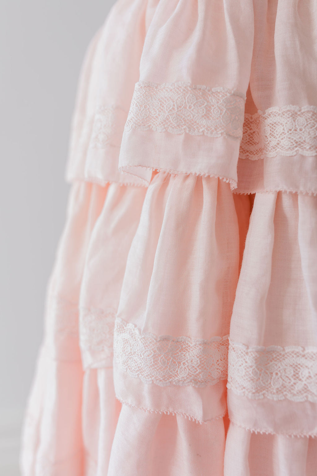 Lace Layered Voile Skirt