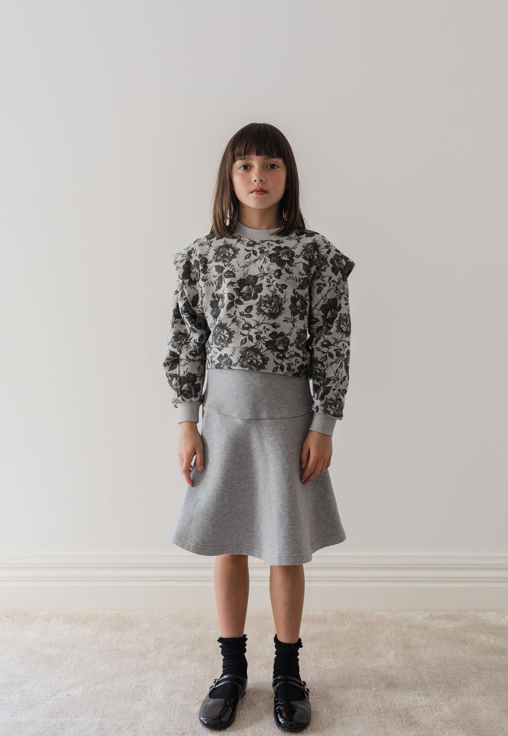 Plain Grey Skirt