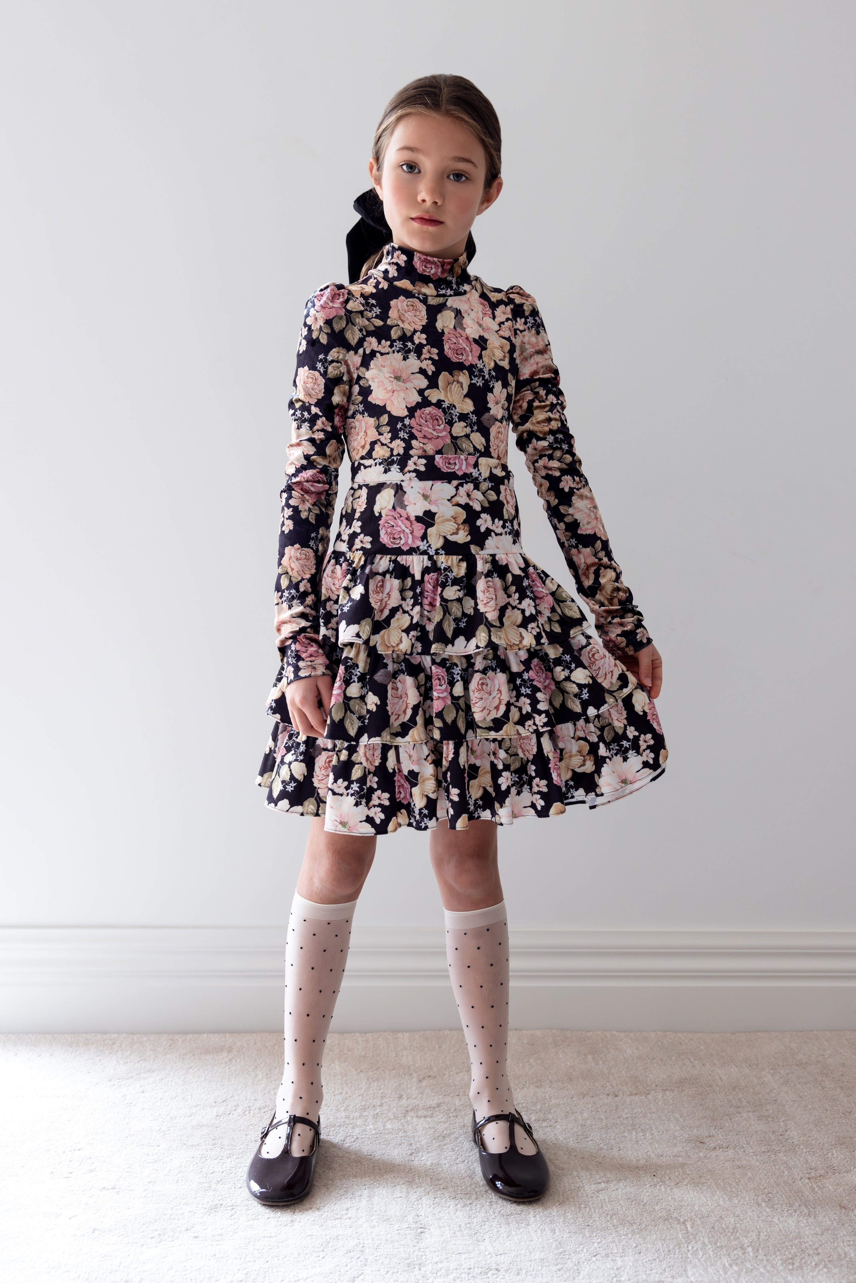 Romantic Floral Print Top