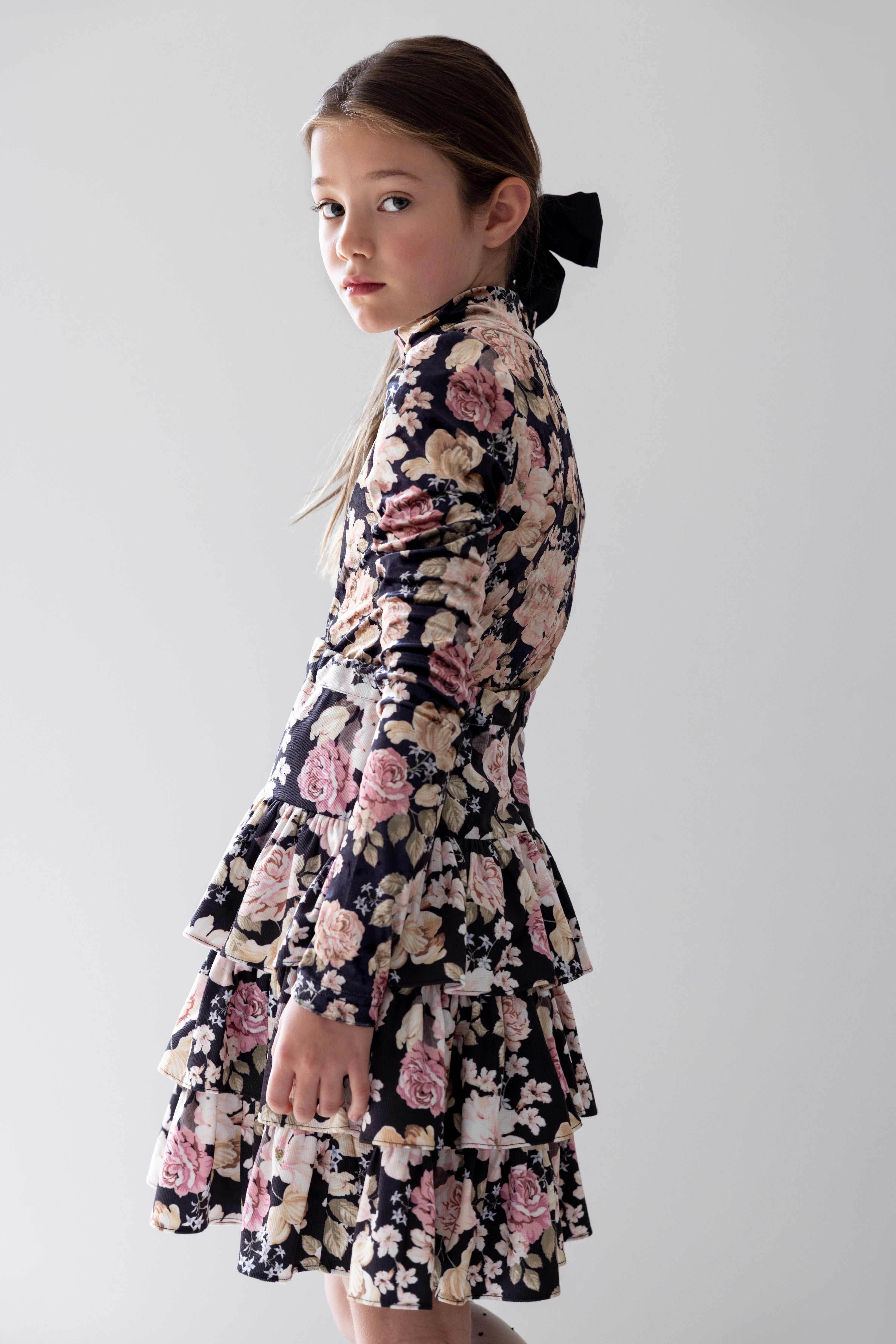 Romantic Floral Print Top