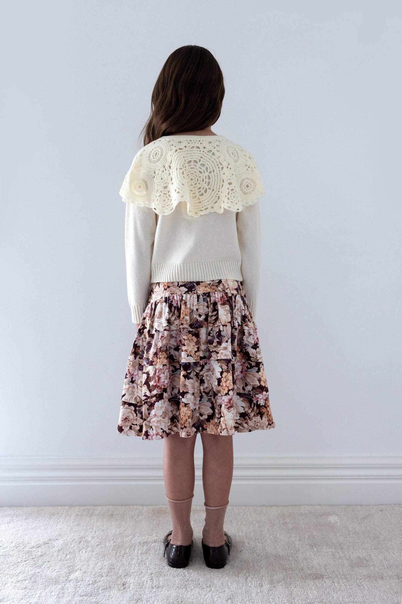 Crochet Collar Cardigan