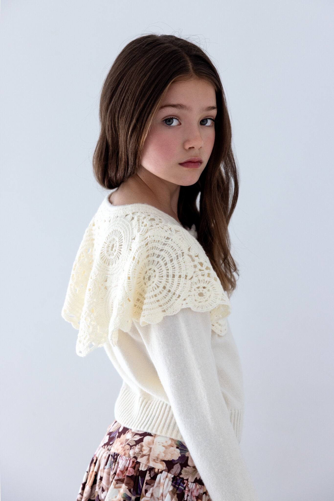 Crochet Collar Cardigan