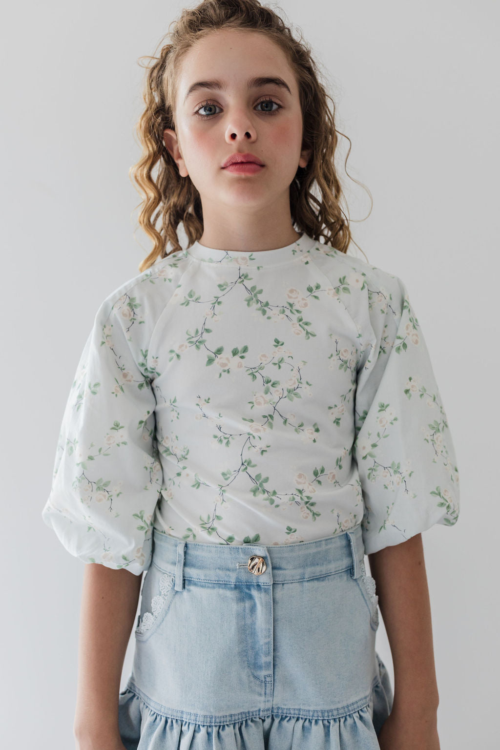 Woven Full Sleeve Printed Jersey Tee