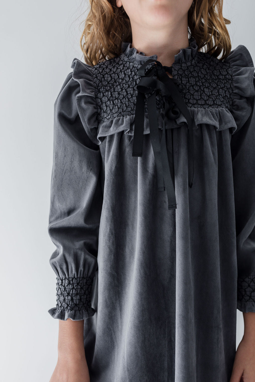 Shirred Cord Dress