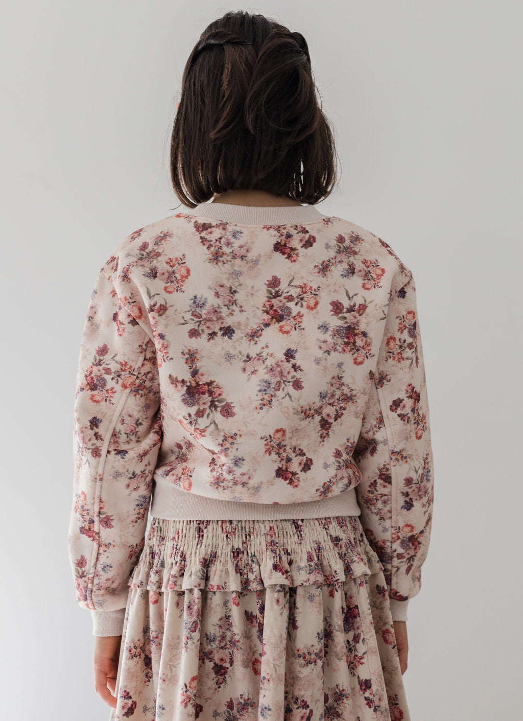 Antique Floral Sweat Top