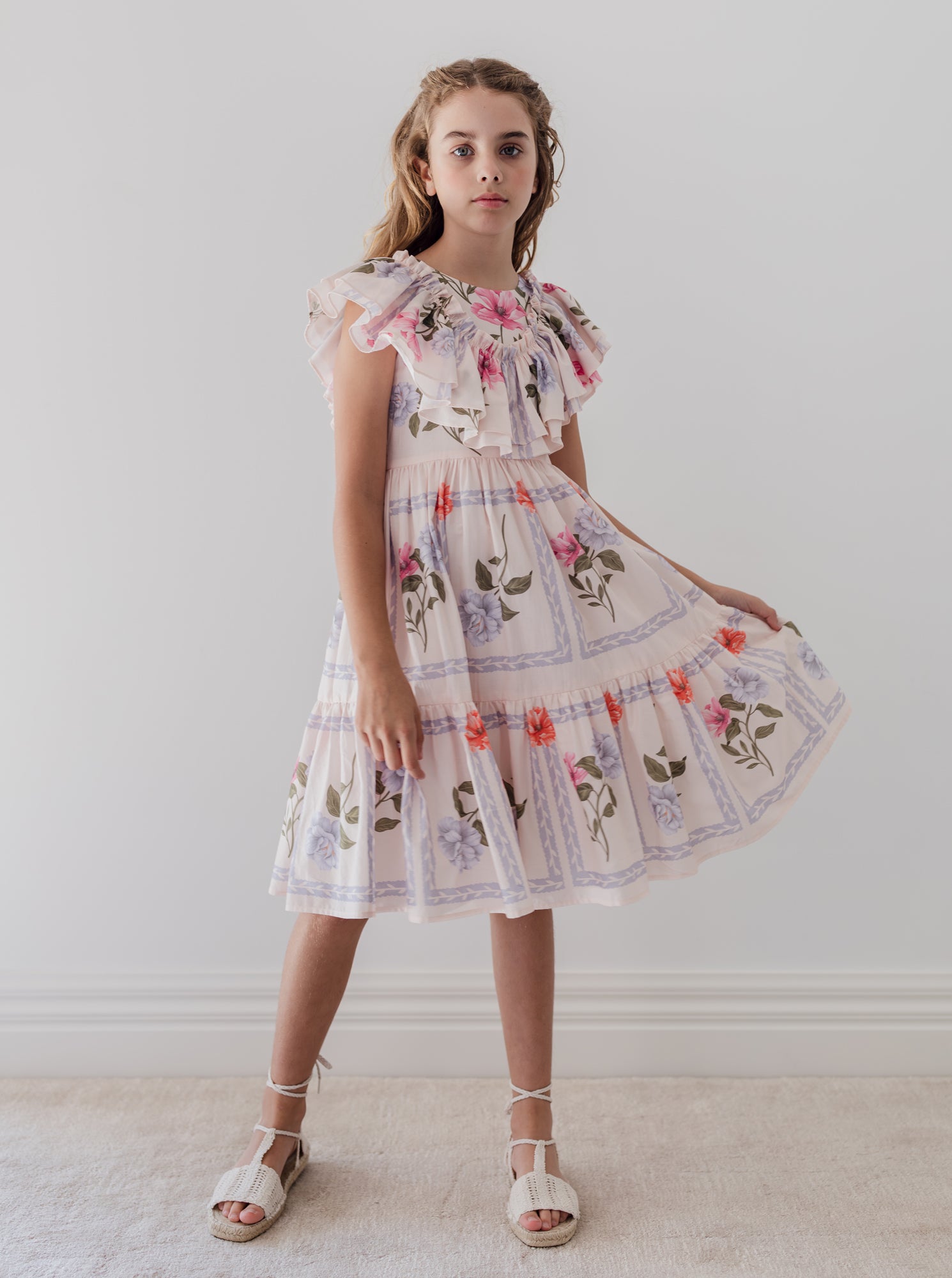 Flower Picnic Voile Dress